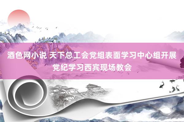 酒色网小说 天下总工会党组表面学习中心组开展党纪学习西宾现场教会